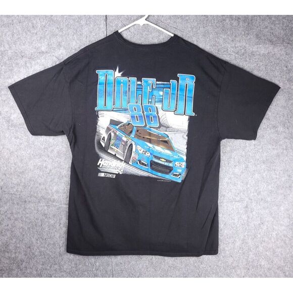 Dale Earnhardt Jr. Shirt Men's 2XL Graphic 2 Sided Nascar Racing Spellout - Picture 1 of 7